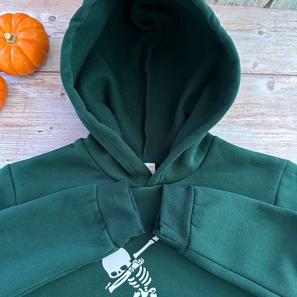🧸 Sweatshirt for Boys _ Dancing Skeleton Print Trick Hooded Sweatshir❤️ - Picture 4 of 11